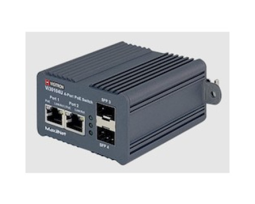 VIGITRON INC  VI30104U      4-Port MaxiiNet 10/100/1G DC Power 802.3af/at/bt 90W Input PoE Switch