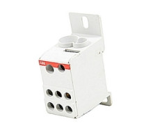 TE-ENERGY  1SNL312510R0000  DBL125      Distribution Block, 1-P, 125A DIN: 1X8-2AWG/1X10-6AWG Out:6X14-6AWG