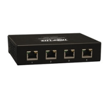 TRIPP LITE  B132-004-2  B132-004-2      4-Port VGA over Cat5/Cat6 Extender Splitter, Box-Style Transmitter with EDID, 1920x1440 at 60Hz, Up to 1000-ft., TAA