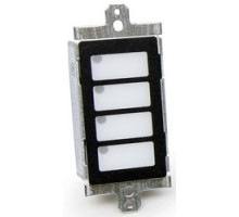 SPACE AGE ELECTRONICS INC  IAM4Z      Annunciator Module, LED, 4-Zone, 27.2 Milliampere at 18 Volt, 50.5 Milliampere at 32 Volt, With Legend Slip Sheet/Mounting Hardware