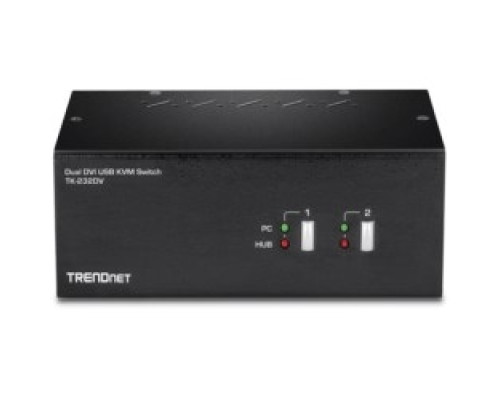 TRENDNET  TK-232DV      2-Port Dual Monitor DVI KVM Switch