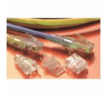 APPROVED MANUFACTURERS  L1-M-6-RJ45-SHD-STR      MOD PLUG KIT 8X8 SHD 24-26AWG CAT6 ROHS LEVEL 1, 100 PK