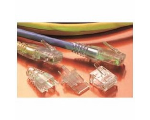 APPROVED MANUFACTURERS  L1-M-6-RJ45-SHD-STR      MOD PLUG KIT 8X8 SHD 24-26AWG CAT6 ROHS LEVEL 1, 100 PK
