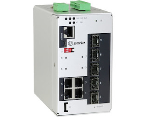 PERLE SYSTEMS  07013540      IDS-409-5SFP-XT Industrial Managed Switch
