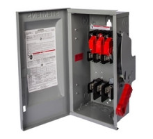 SIEMENS  US2:HF364N  HF364N      Safety Switch, Enclosed, Single Throw, Heavy Duty, 600 Volt AC, 200A, 4W, 3 Pole, 4 Wire, 3 Fuse, NEMA 1, Steel, For Indoor
