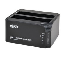 TRIPP LITE  U339-002  U339-002      USB 3.0 SuperSpeed to Dual SATA External Hard Drive Docking Station with Cloning for 2.5 in./3.5 in. HDD