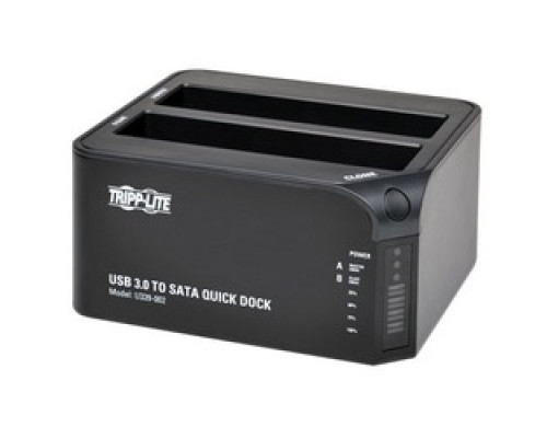 TRIPP LITE  U339-002  U339-002      USB 3.0 SuperSpeed to Dual SATA External Hard Drive Docking Station with Cloning for 2.5 in./3.5 in. HDD