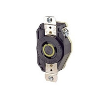 LEVITON  2321      Locking Plug, Industrial, Grounding, 2-Pole, 3-Wire, 250 Volt, 20 Ampere, NEMA L6-20P, 0.385 to 0.78
