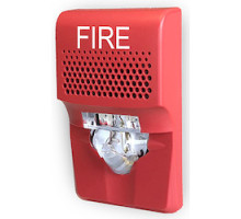 KIDDE COMMERCIAL  EG1AVRF               Genesis LED G1 Series Horn/Strobe, Red Fire