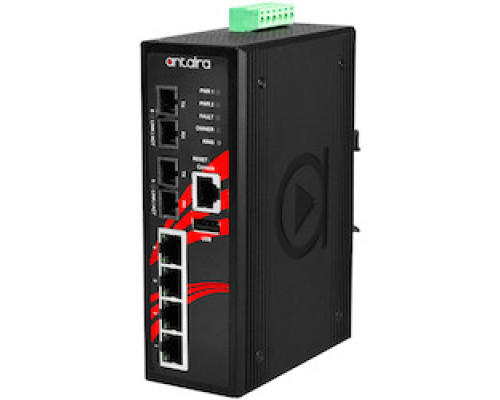 ANTAIRA TECHNOLOGIES LLC  LMX-0602-S3-V2      6-Port Industrial Managed Ethernet Switches w/4 10/100Tx + 2 100Fx Single-mode 30Km