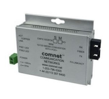 COMNET COMMUNICATION NETWORKS CNFE1002APOEM/M   Hardened 100Mbps Media Converter, ST Connector, Multimode, 1 fiber, 