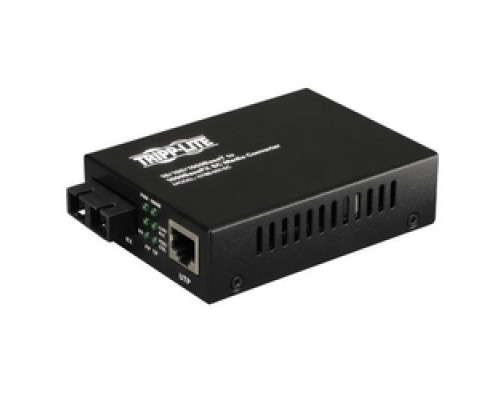 TRIPP LITE  N785-001-SC      Fiber Optic - 10/100/1000 to 1000BaseLX SC Gigabit Multimode Media Converter, 2km, 1310nm