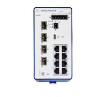 HIRSCHMANN  942170017  BRS30-8TX/4SFP-EEC      Compact Managed Industrial Switch, fanless design, FE switch with Gigabit uplinks