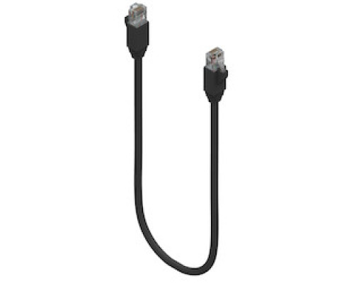 BELDEN  E605003 010S1      DATATUFF CAT 6E CORD SETS, 600V AWM 23 AWG, F/UTP IP20 3M BLACK