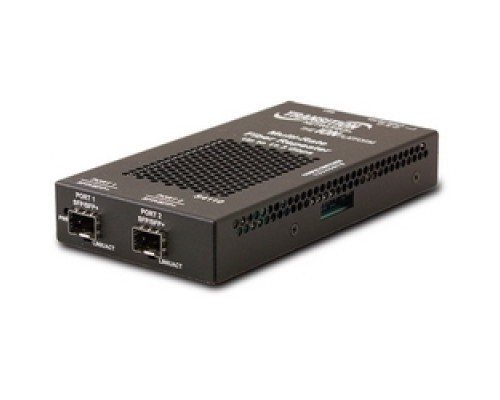 TRANSITION NETWORKS  S4110-4848-NA      Stand-alone Fiber to Fiber Media Converter, 1 Gbps to 11.5Gbps Fiber Repeater, 2 SFP+ Slots