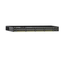 CISCO  WS-C2960X-48FPD-L      Ethernet Switch, Managed, LAN Base, 1 RU Rack Mount, 740 Watt, 48-port, RJ45, 10/100/1000BaseT, 128 MB, 512 MB DRAM, 130.9 Mpps, 17.5
