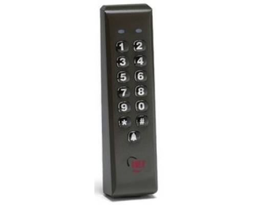 LINEAR CORPORATION  0-231345  212ILM-BZ      Door Access Control Keypad, Weather-Resistant, Indoor/Outdoor, 120 User, 12/24 Volt AC/DC, 1 to 2 Ampere, 1.71