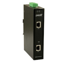 LANTRONIX SI-IES-1200-LRT SI-IES-1200-LRT   Unmanaged Hardened PoE+ Injector, 1 10/100/1000Base-T Port+ 1 10/100/1000Base-T PoE+ Port