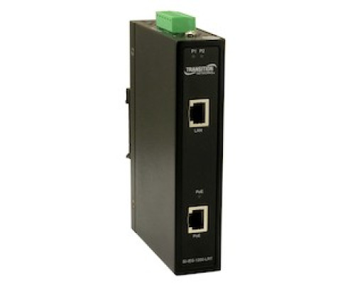 LANTRONIX SI-IES-1200-LRT SI-IES-1200-LRT   Unmanaged Hardened PoE+ Injector, 1 10/100/1000Base-T Port+ 1 10/100/1000Base-T PoE+ Port