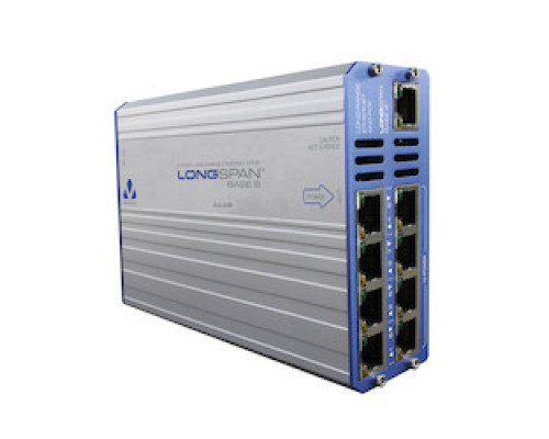VERACITY  VLS-LS-B8      LONGSPAN Base 8. Eight Channel, long-range extender up to 820m. Ethernet and POE.