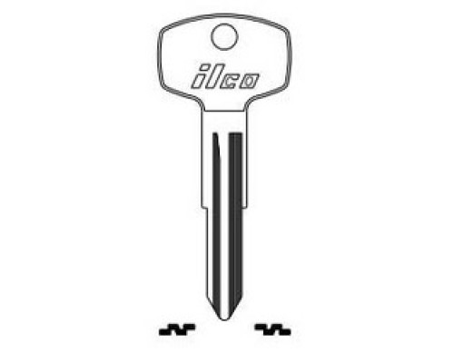 KABA ILCO CORP  62DT NP A03  AF48872002              Vehicle Key Blank, Brass, Nickel Plated, 3 Price Group, For Nissan, Subaru