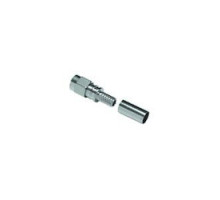 TIMES MICROWAVE EZ-195-SM-X 3190-6140       SMA-MALE PLUG CRIMP   CONNECTOR NON-SOLDER PIN NO BRAID TRIM