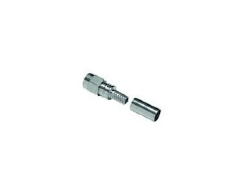 TIMES MICROWAVE EZ-195-SM-X 3190-6140       SMA-MALE PLUG CRIMP   CONNECTOR NON-SOLDER PIN NO BRAID TRIM