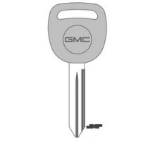 KABA ILCO CORP  B102GP NP A13  AW00000872              Key Blank, Look-Alike, Brass, Nickel Plated, 13 Price Group, For General Motors Original