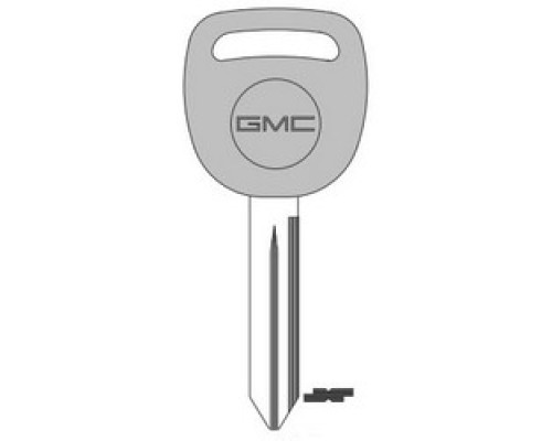 KABA ILCO CORP  B102GP NP A13  AW00000872              Key Blank, Look-Alike, Brass, Nickel Plated, 13 Price Group, For General Motors Original