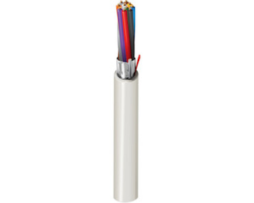 BELDEN 5508FE 0081000        Multi Conductor, Commercial Applications, 22 AWG, 10 Stranded Bare Copper Conductors, PP Insulation, Overall Beldfoil Shield Tape foil Side Out With Drain Wire, PVC Jacket With Ripcord, Gray, 1,000’ Re