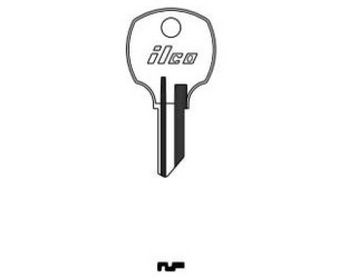 KABA ILCO CORP  1069S NP A04  AA00015032              Cylinder Lock Key Blank, Brass, Nickel Plated, 4 Price Group, For National Cabinet Lock