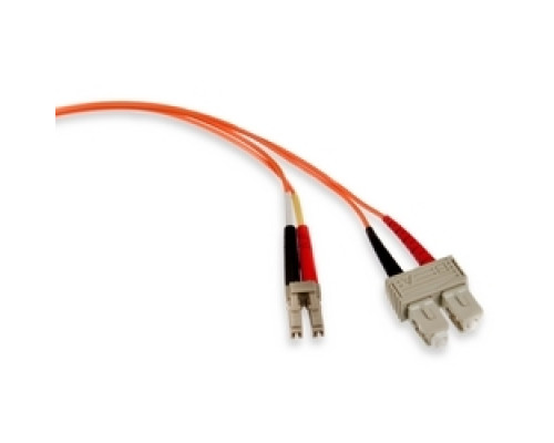 LEVITON  50DCL-M01               50/125D Duplex Riser-rated Cable, SC-LC Connector, Multimode, 1 Meter Lenth