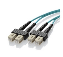 LEVITON  5LDSC-M01               Fiber Patch Cord, 50/125 Laser Optimized Mulimode, Duplex, SC To SC, 1 Meter
