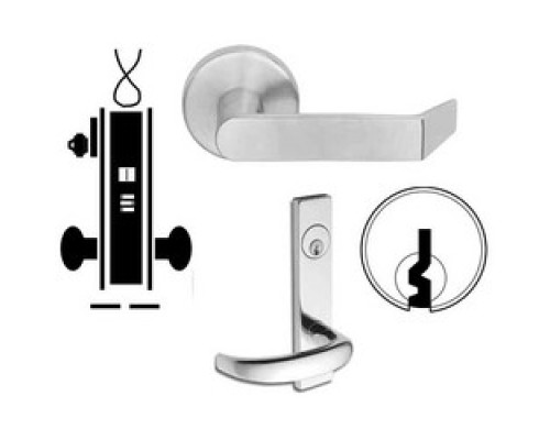 SCHLAGE ALLEGION BRAND  L9092PEU 06L 626 E 12/24VDC        Door Mortise Lock, Keyed, Electrically Unlocking, E Keyway, 12/24 Volt DC, 2-1/2