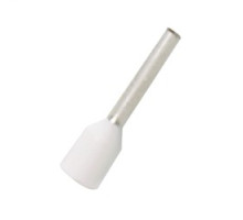 PANDUIT  FSDX75-8-D               Ferrule Insul Exp 20AWG 8mmPIN WH PK500