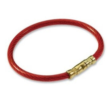 LUCKY LINE PRODUCTS INC  81101               Cable Key Ring, Twist, 5