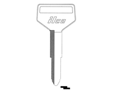 KABA ILCO CORP  TR33 NP A03  AE00002422              Vehicle Key Blank, Brass, Nickel Plated, 3 Price Group, For Hino, Toyota