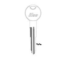 KABA ILCO CORP  MZ27 NP A05  X222              Vehicle Key Blank, Brass, Nickel Plated, 5 Price Group, For Mazda