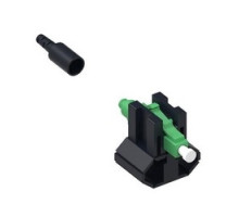 COMMSCOPE ENTERPRISE SOLUTIONS  760184697  SFC-LCF-09-8A-25-PACK              Teraspeed Fiber Qwik II-LC Connector, Field Installable, Angled, Green, 25 Pack