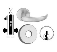 SCHLAGE ALLEGION BRAND  L9092PEU 17B 626 E 12/24VDC        Door Mortise Lock, Keyed, Electrically Unlocking, E Keyway, 12/24 Volt DC, 3