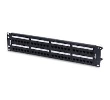 BELDEN RV6PPF2U48BK        CAT6+ REVConnect Patch Panel 48-port, 2U, Black Preloaded