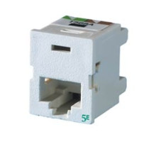 ORTRONICS  TJ5E00               Clarity 5E TracJack, T568A/B, 180 degree, fog white