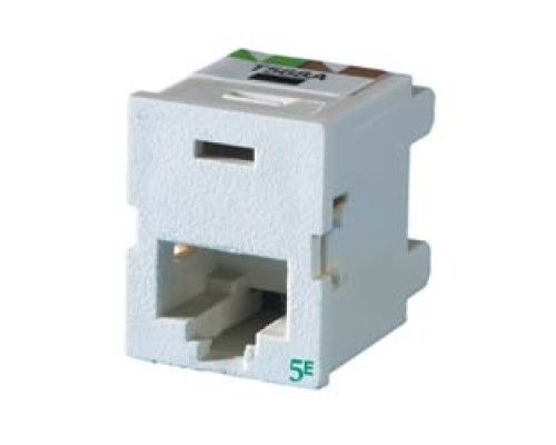 ORTRONICS  TJ5E00-25               Clarity 5E TracJack, T568A/B, 180 degree, lt green