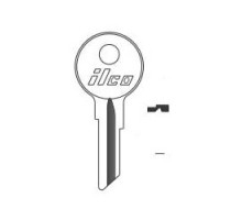 KABA ILCO CORP  1040U NP A14  AA00005542              Vehicle Key Blank, Brass, Nickel Plated, 14 Price Group, For Mercury/Mariner Outboard