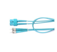BELDEN  FP3SDST015M               FiberExpress Patch Cord, OM3, SC Duplex to ST, 15m