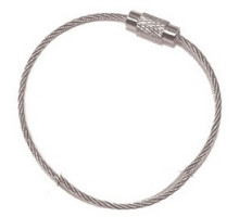 PRO-LOK  K504               Cable Key Chain, 6.25