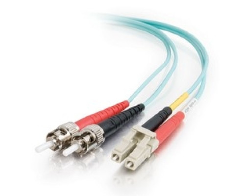 QUIKTRON  852-L22-003               Fiber Optic Jumper Cable, LC/ST, 10 GB 50 Micrometer Fiber, 1 Meter Length