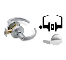 SCHLAGE ALLEGION BRAND  ND96JDEU RHO 626 RX        Electronic Door Lock, Keyed, Vandlgard, Unlocked, Rhodes Lever, 2-3/4