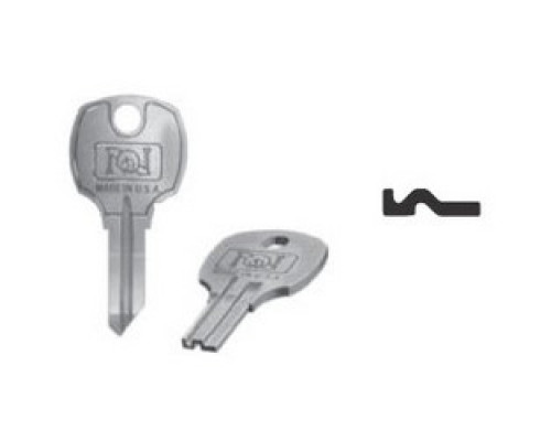 NATIONAL CABINET LOCK  D4292               Lock Key Blank, 5-Pin Tumbler, Brass