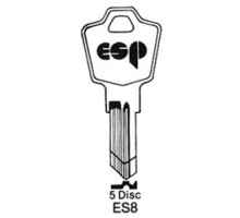 ESP LOCK PRODUCTS LLC  ES8 BR 1  ESPES8-0000              ES8 BR 1           ESP,5 DISC,BRASS       ESPES8-0000